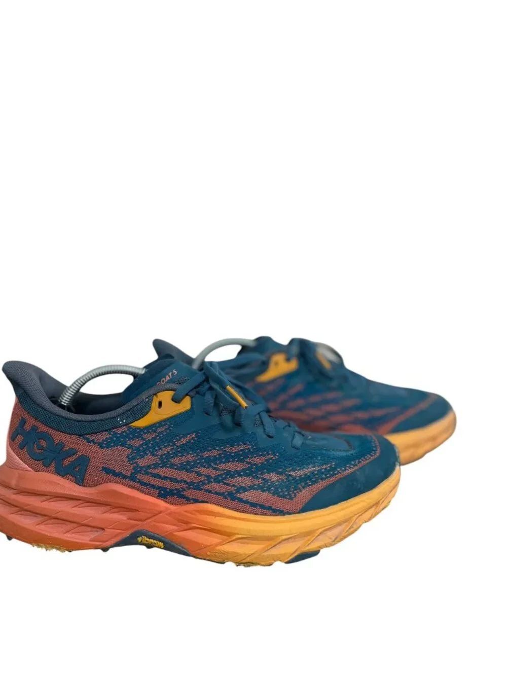Hoka One One Speedgoat 5  Blue Coral Camellia 1123158 BCCML Women's Size 8.5B